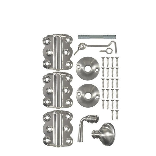 Wright - V321WH - Vinyl Screen Door Kit - 1/2"-1-3/4" Doors - Wood / Screen Doors - Optional Finish
