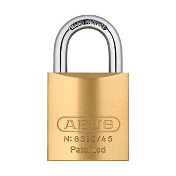 Abus - 83719 - Padlock Brass 83Ic/45 W/O Shackle