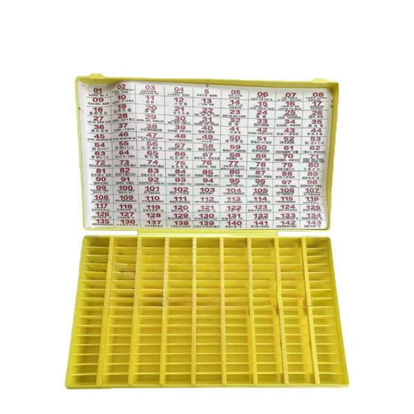 Keyless Factory - KG-02 - Yellow Keyblade Storage Box - Fits 144 Blades