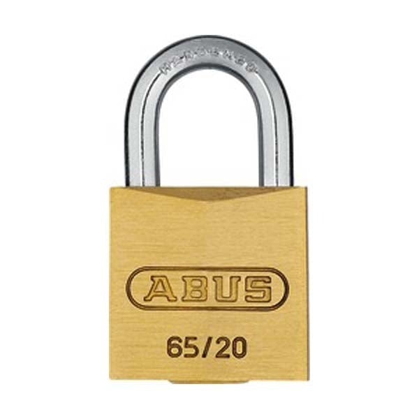 Abus - 65212 - Padlock Brass 65/20 - Keyed Alike - 2 Pack