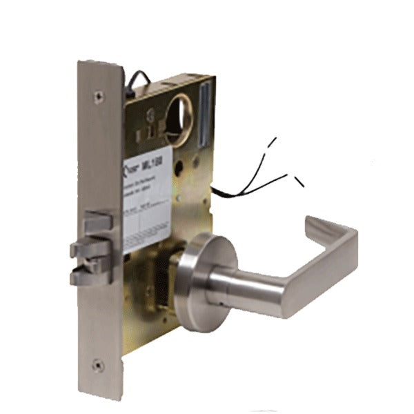 Command Access - Electrified Mortise Lever set - Fail Secure - Storeroom - L6 - 24V - Satin Chrome - Grade 1