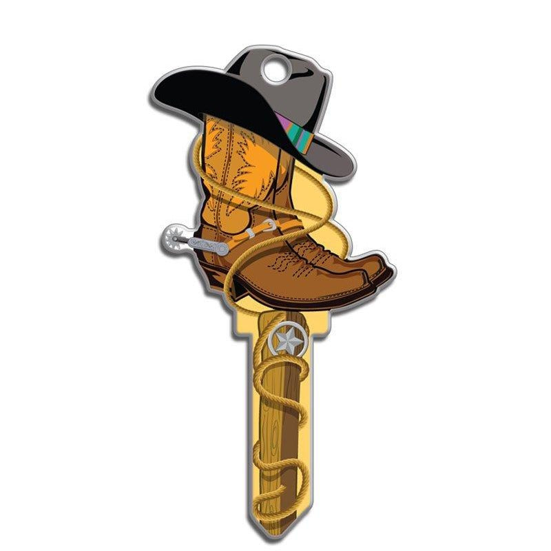 LuckyLine - B132K - Key Shapes - Cowboy - Kwikset - KW1 - 5 Pack