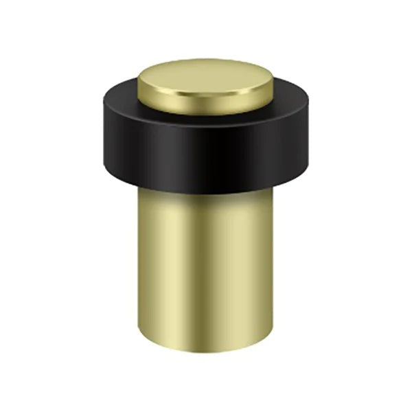 Deltana - Round Universal Floor Bumper 3" - Heavy Duty - Solid Brass - Optional Finish