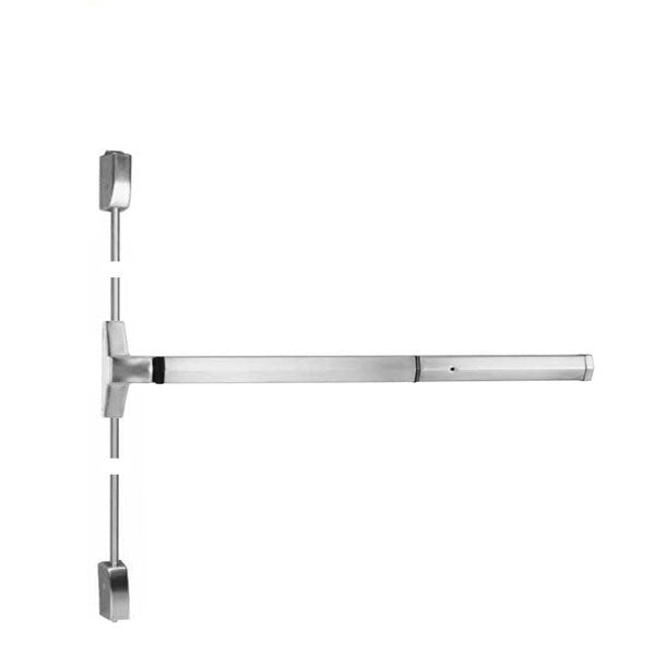Accentra (Formerly Yale) - 7110F - Surface Mounted Vertical Rod Exit Device - Less Trim - 3 Foot - Fire Rated - Stainless Steel - Grade 1