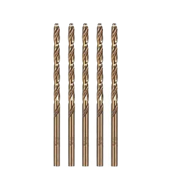 Perfect - HSS Drill Bit - 5 Pack - Fully Ground 1/2" 5% Cobalt M35