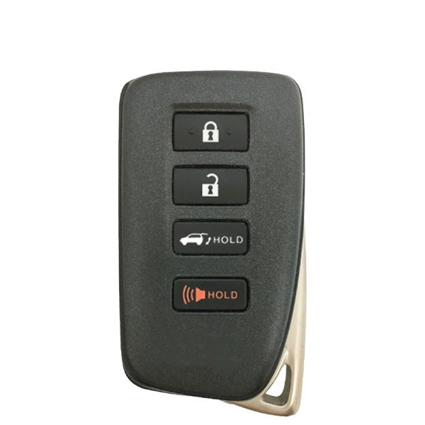 2016-2020 Lexus / 4-Button Smart Key / PN: 89904-0E160 / G Board 0010 / HYQ14FBB (OEM Recase)