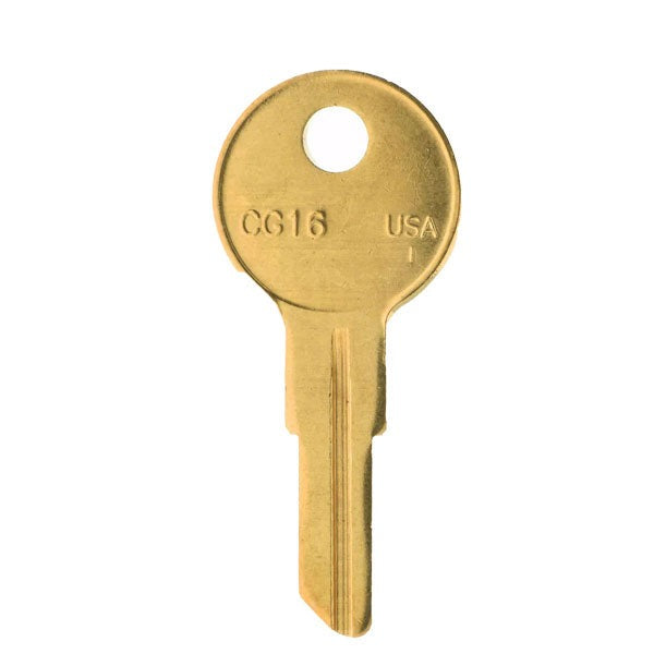 Ilco - CG16-BR CHICAGO Key Blank - 4 Pin or Disc