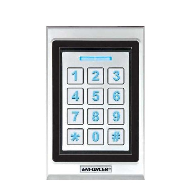 Seco-Larm - Access Control Digital Keypad - 1000 Users - Weatherproof - Metal Housing - w/ PROX Card Reader