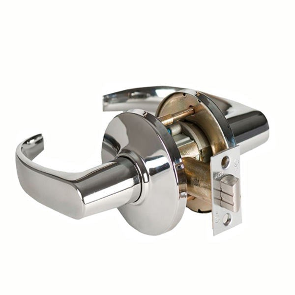 BEST - 9K30N14LSTK - Cylindrical Lock Lever Set - 14 Lever - Keyless - Bright Chrome - Passage - Grade 1