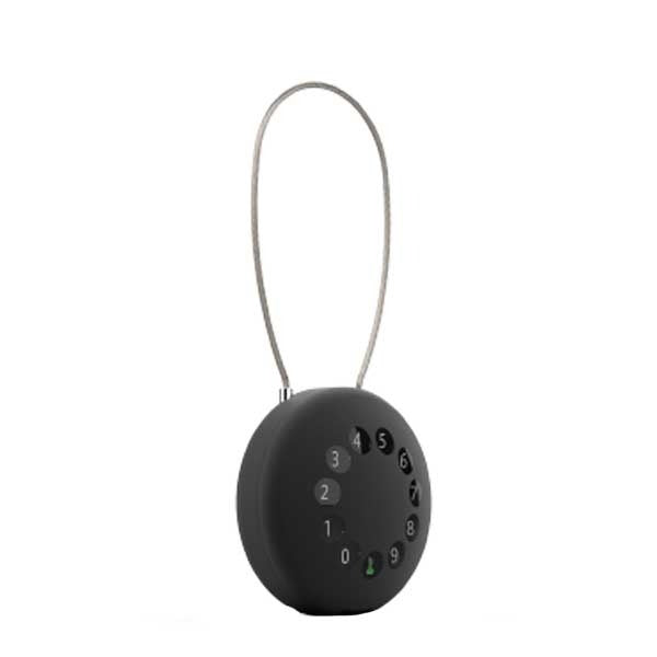 OMCONNECT - SOLO S - Smart Key Lock Box - S Shaped Braided Steel Shackle - Bluetooth