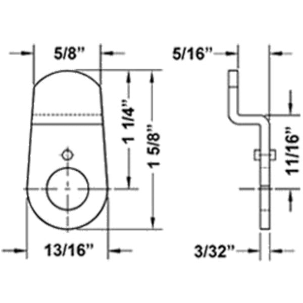 Olympus - DCNP-100-HD3 - Heavy Duty Bent Cam - 1-1/4" Length