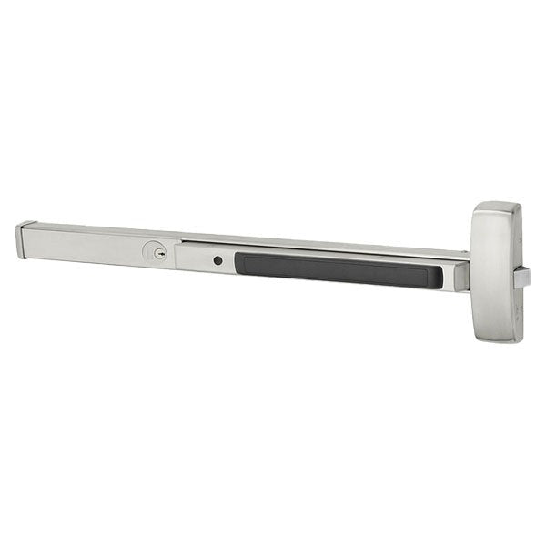 Sargent - 8804J - Rim Exit Device - Night Latch Function - Wide Stile Pushpad 42" - Satin Stainless - Grade 1