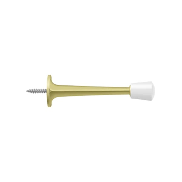Deltana - 3" Baseboard Door Bumper - Zinc Die-Cast - Optional Finish