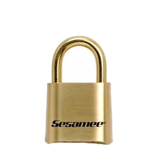 CCL - 436/437 Series - Sesamee 4-Dial Round Body Padlock / Solid Brass / K0436