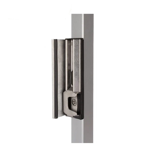Locinox - SHKLQF - Adjustable Security - Keep And Gate Stop - Mushroom Axe - For Square Profiles