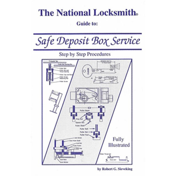 The National Locksmith Guide Safe Deposit Box Service Book - Robert G. Sieveking - Locksmith Course Resource
