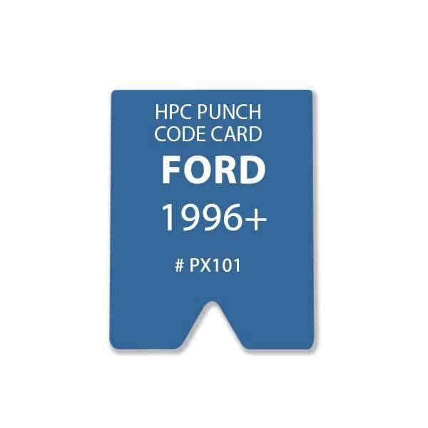 HPC - PX101 - Ford 1996+ 8-Cut Punch Card for HPC 1200 Punch Machine