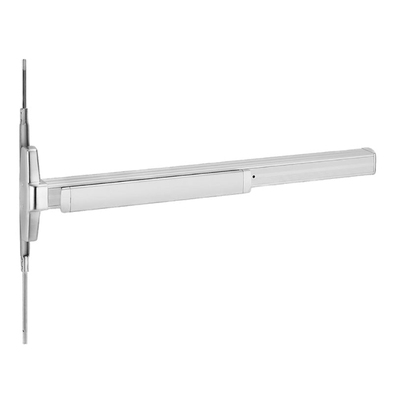 Von Duprin - 3347AEO - Concealed Vertical Rod Exit Device - Narrow Stile Pushpad - Exit Only - Less Trim - Satin Chrome Finish - 36" - Grade 1