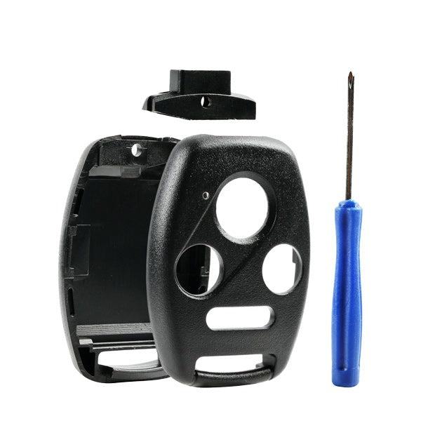 2003-2015 Honda / 4-Button Remote Head Key SHELL Replacement Kit / HO01 / KR55WK49308, MLBHLIK-1T, N5F-A05TAA (AFTERMARKET)
