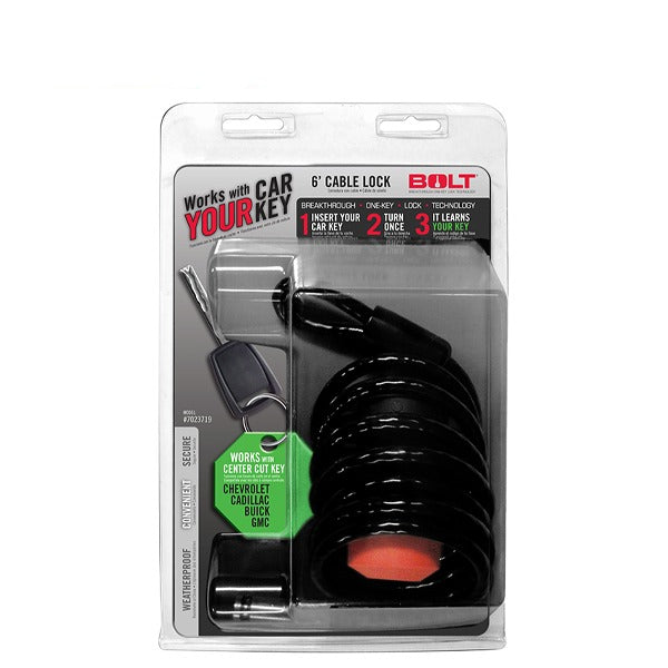Strattec - 7023719 - Cable Lock - For GM Center Cut - 6ft