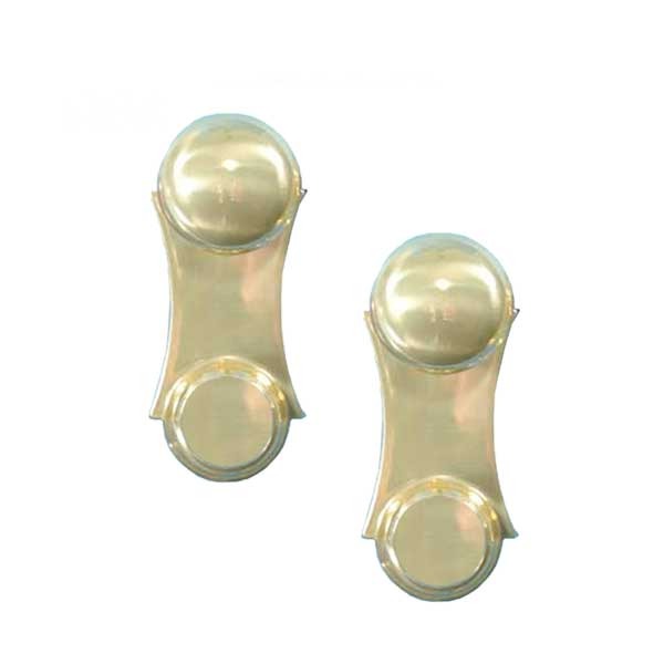 Marks USA - 21 - Unilock Knob Set - Full Dummy - Polished Brass