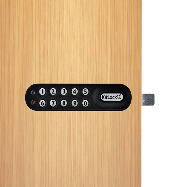 CodeLocks - KL1006KIT - Classic Electronic Kit Lock - Interchangeable Spindle to Fit 1/4" - 1" Door Thickness - Locker Lock - Optional Handing - Optional Finish