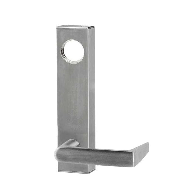 Adams Rite - 3080 - Entry Lever Trim - Square Lever - Satin Stainless Still - Non-Handed