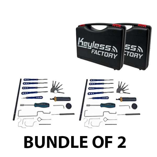 2 x KeylessFactory - GM Ignition Service Kit - 10 Cut - Column Mount & In Dash Ignitions - 18 PCS (BUNDLE OF 2)