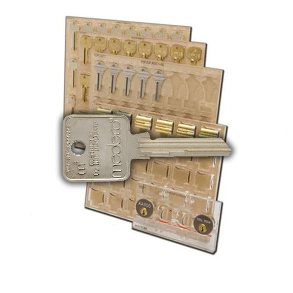 Ilco - XP-KH15 - Engrave-It - Medeco Large Square Head Style Key Holder - Holds 12 - for Engrave-It XP Machine