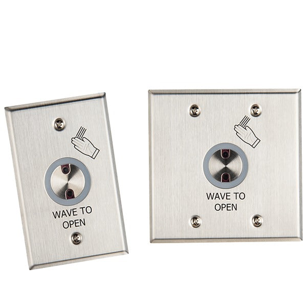 Norton - 700 - Touchless Actuator - Single and Double Gang - 4" range - 0-35 Second Variable Hold - Satin Stainless Steel