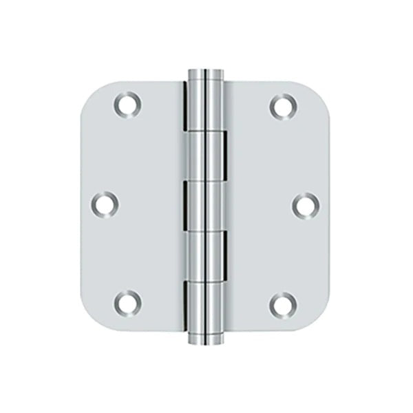 Deltana - 3-1/2" x 3-1/2" x 5/8" Radius Hinge - Residential - 0.085 Thickness - Optional Finish