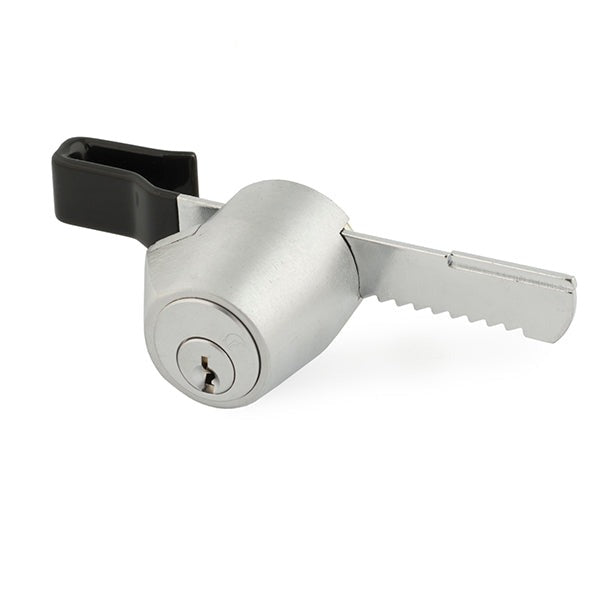 Olympus - 329R - Sliding Door Showcase/Ratchet Lock - Satin Chrome - Optional Keying - Grade 1