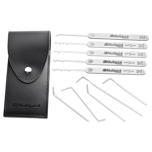 Multipick - ELITE 10 Lock Noob Duo Peak Rake Lock Pick Set (MP3PNS17)