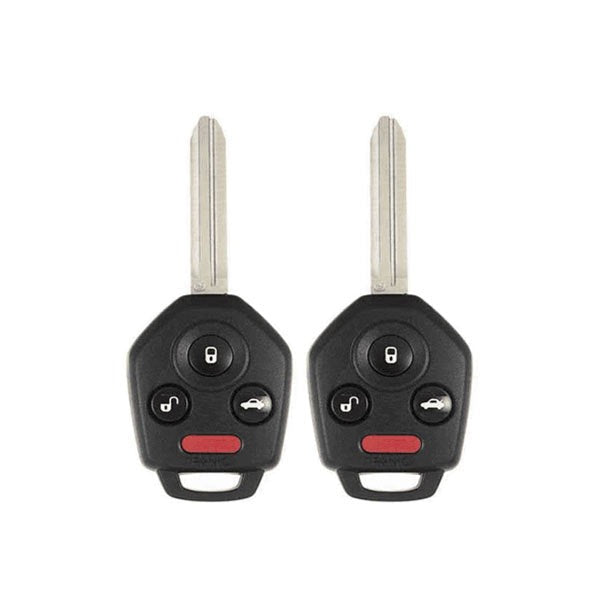 2 x 2012-2019 Subaru / 4-Button Remote Head Key / CWTWB1U811 / B110 / G Chip 80 Bit (AFTERMARKET) (Bundle of 2)
