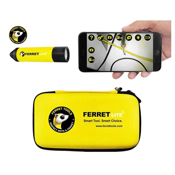 Jonard Tools - Ferret Lite - Multipurpose Wireless Inspection Camera & Cable Pulling Tool