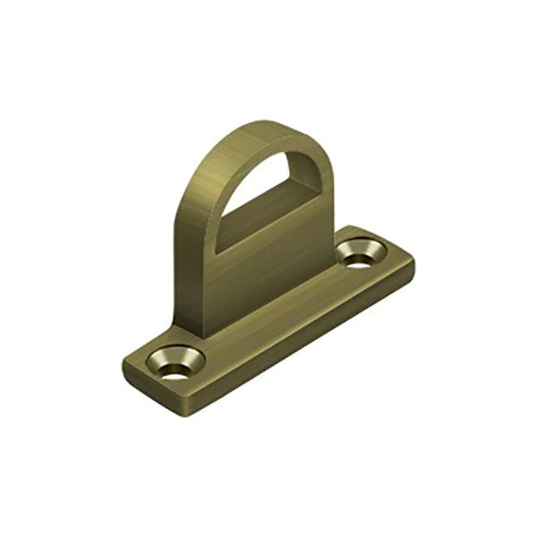 Deltana - Offset Heavy Duty Strike for Heavy Duty Bolt - Solid Brass - Optional Finish