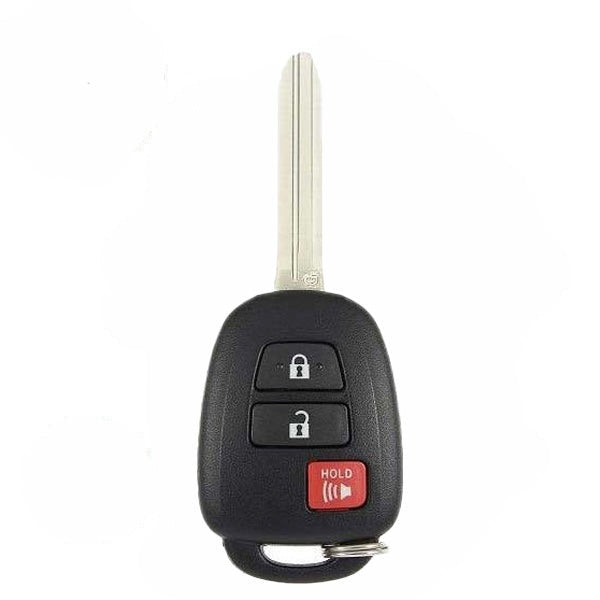 10 x 2012-2017 Toyota Prius C / 3-Button Remote Head Key / PN: 89070-52F60 / HYQ12BDM / G Chip (OEM Recase)