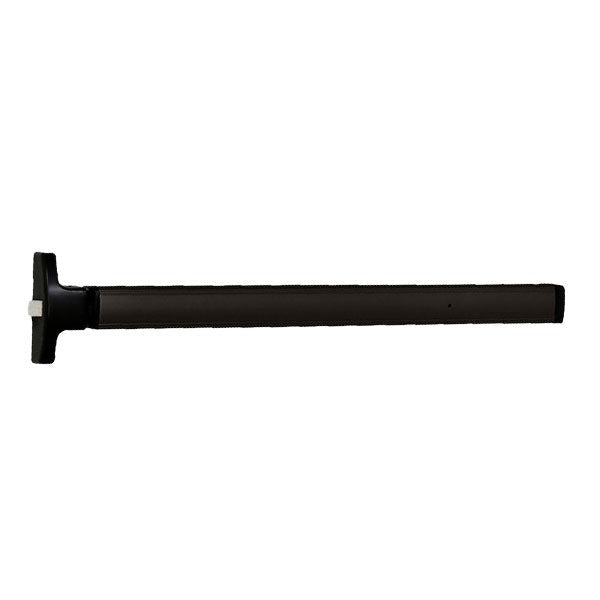 Falcon - 1790 - Rim Type Pushpad Exit Device - 36" - Exit Only - 313 - Dark Bronze Anodized Aluminum Clear