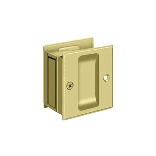 Deltana - Pocket Lock - 2-1/2" x 2-3/4" Passage - 1-3/8" Door Thickness - Optional Finish