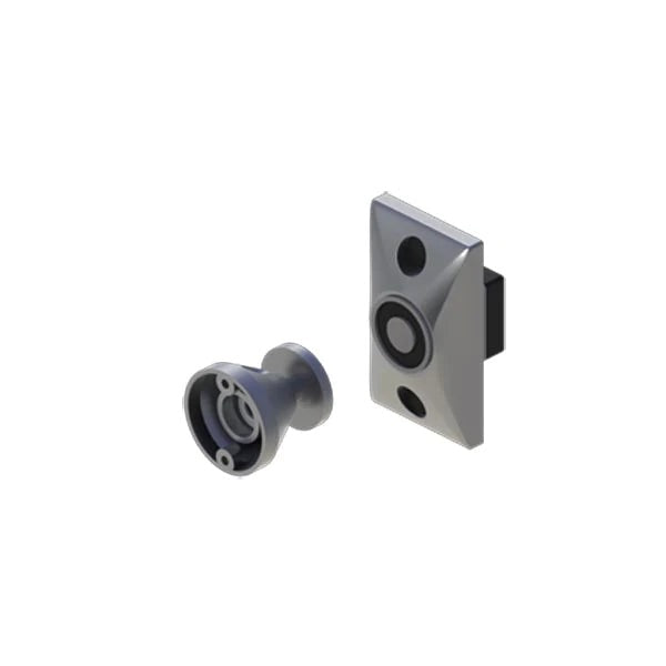Hager - 380F - Flush Mount Electromagnetic Door Holder - Optional Finish - Optional AC/DC Input