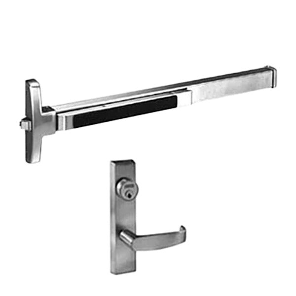 Sargent - 8504 - Exit Device with Trim Lever - Weather Resistant - 42" - Satin Stainless Steel - Grade 1