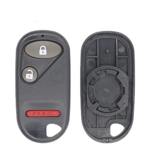 2000-2011 Honda Keyless Entry Remote SHELL for OUCG8D-344H-A - Black (AFTERMARKET)