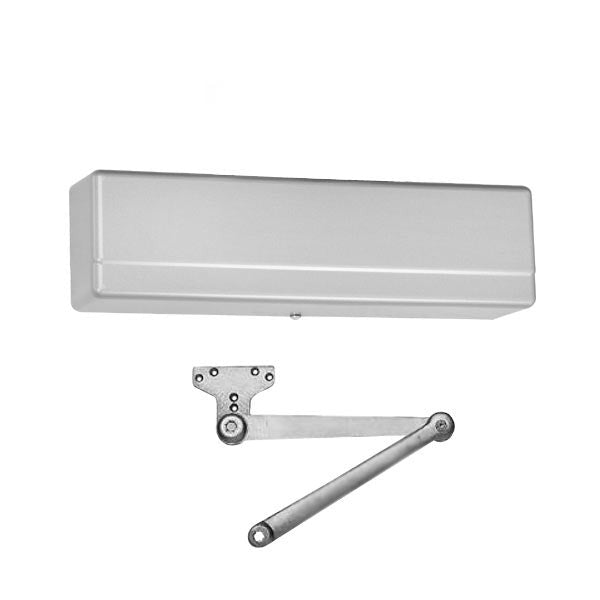 Sargent - 1431 - Powerglide Door Closer - Back Check Function - Heavy Duty Parallel Arm - Adjustable Size 1-6 - Plastic Cover - Aluminum - Fire Rated - Grade 1