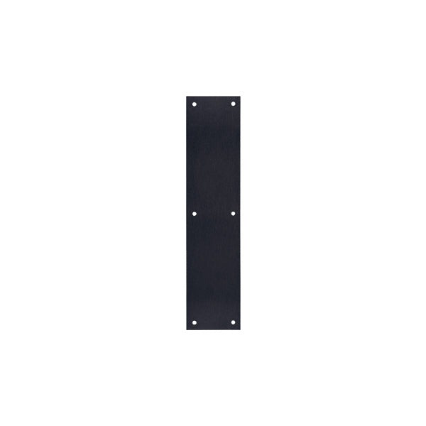 TELL - Push Plate - .050-Gauge Steel - Flat Black