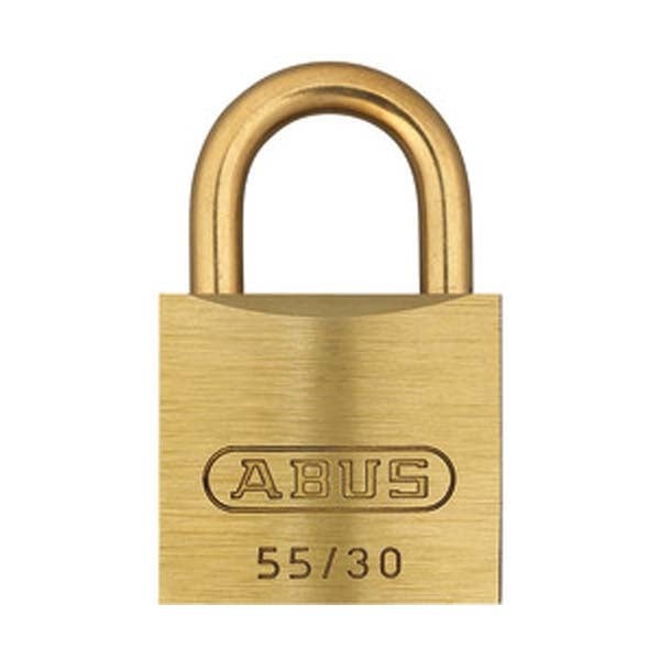 Abus - 55806 - Padlock Brass 55Mb/30 - Optional Keying