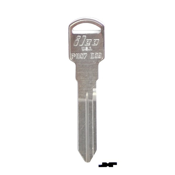 Ilco - B89 - P1107 - GM - Metal Key Blank