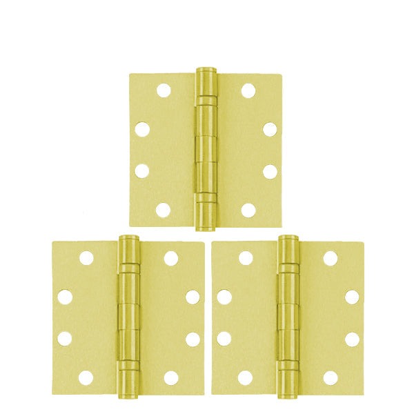 TELL - Ball Bearing Hinge - 4-1/2" x 4-1/2" - Optional Finish - Optional NRP - (3 Pack)