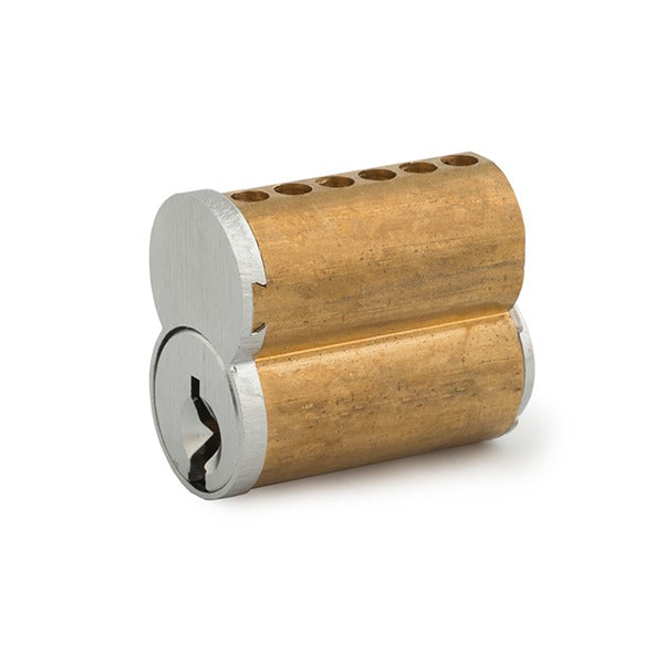 Olympus - 206 - Small Format Interchangeable Cores - Satin Chrome - Optional Keyway - Optional Keying