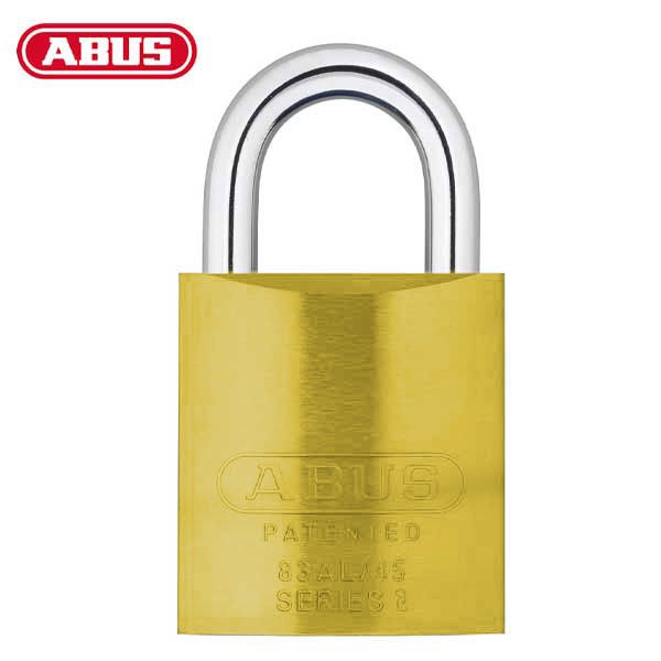 Abus - 83AL/45 - Aluminum Padlock - S2 - Schlage Everest - Zero Bitted - 6 Pin - Optional Finish - Rekeyable - 1-3/4" Width