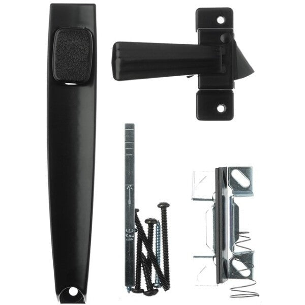 Wright - V333 - Push Button Latch For Screen and Storm Doors - Out Swinging - Wood / Metal Doors - Optional Finish